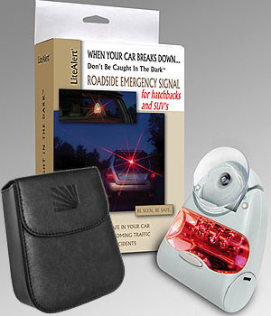 Roadside Emergency Signal for hatchbacks and SUV's with Pouch